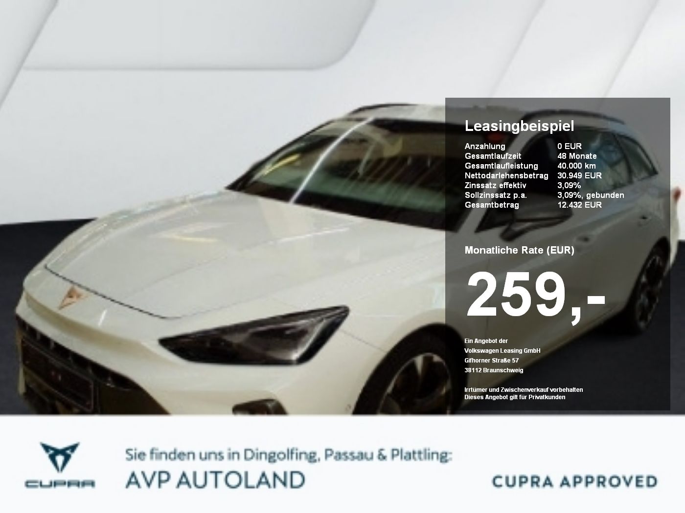 Cupra Leon Sportstourer 1.5 eTSI DSG | NAVI | AHK |