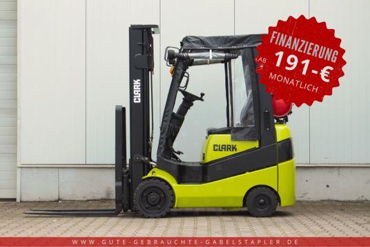 Clark C15CL Kompaktstapler Kabine Gas Stapler Reifen n