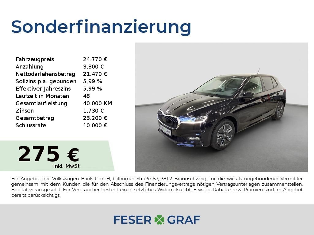 Fabia Selection 1,0l TSI DSG *RFK SHZ LED NAVI*