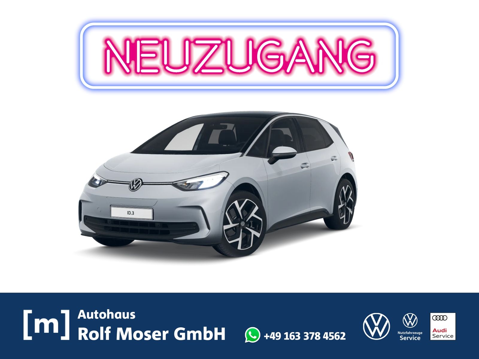 VW ID.3 PA Pro 58kW·h 150kW #RearView #Navi