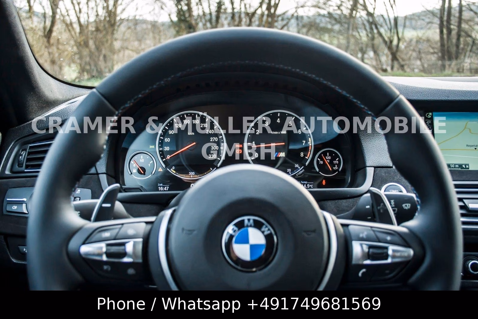 BMW M5 F10 V8 4.4 Biturbo 560 ch DKG / 164 000 km / Bleu Monte Carlo / HUD / Cuir Merino