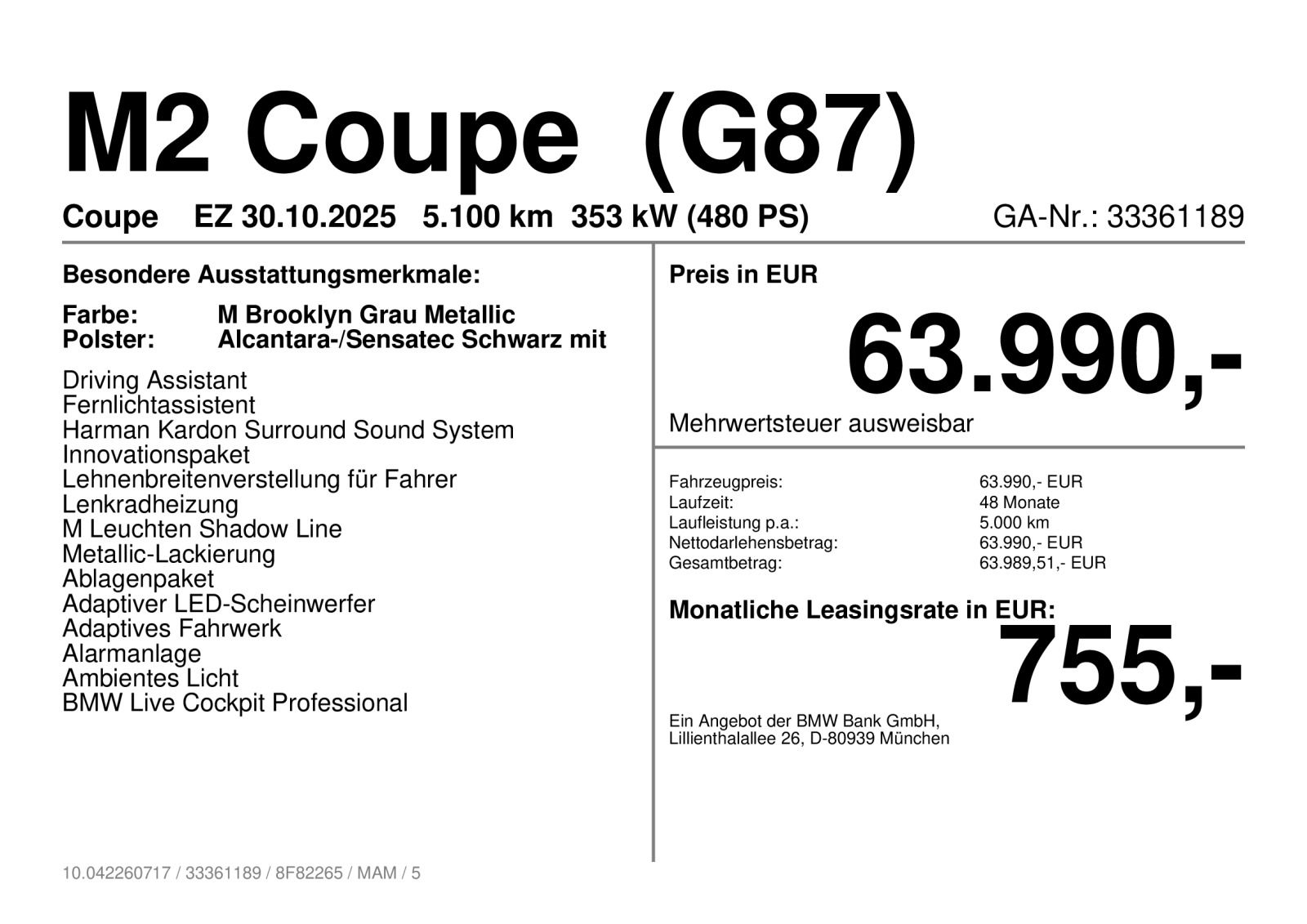 BMW M2 Coupe Head-Up Navi adapLED ab 3,49% foto 5