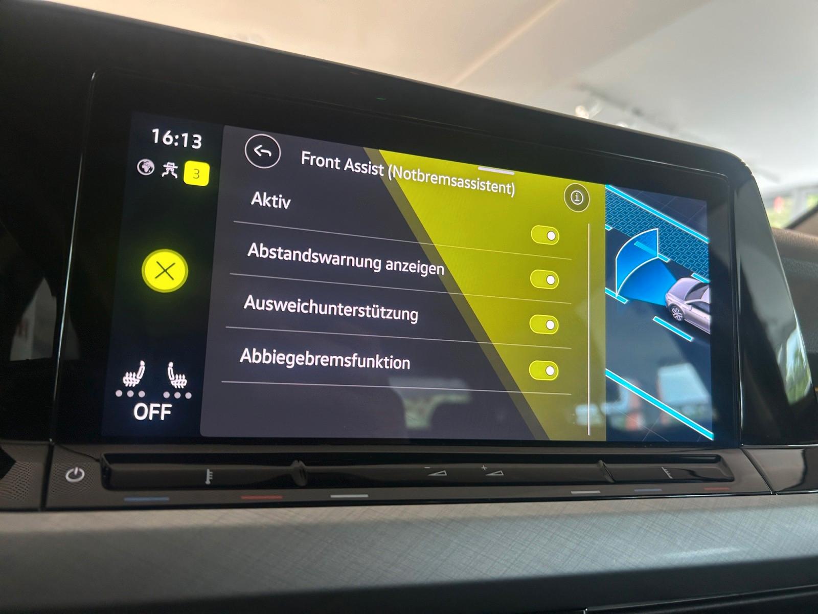 Volkswagen Golf VIII Lim. 1.0 Life SHZ ACC APP LED VIRTUAL, миниатюра 23