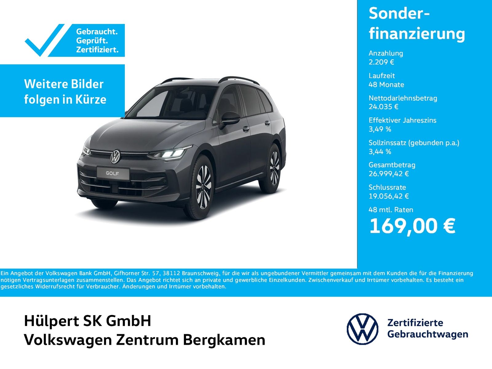 Volkswagen Golf Variant VIII 1.5 eTSI GOAL ACC CARPLAY ALU foto 1