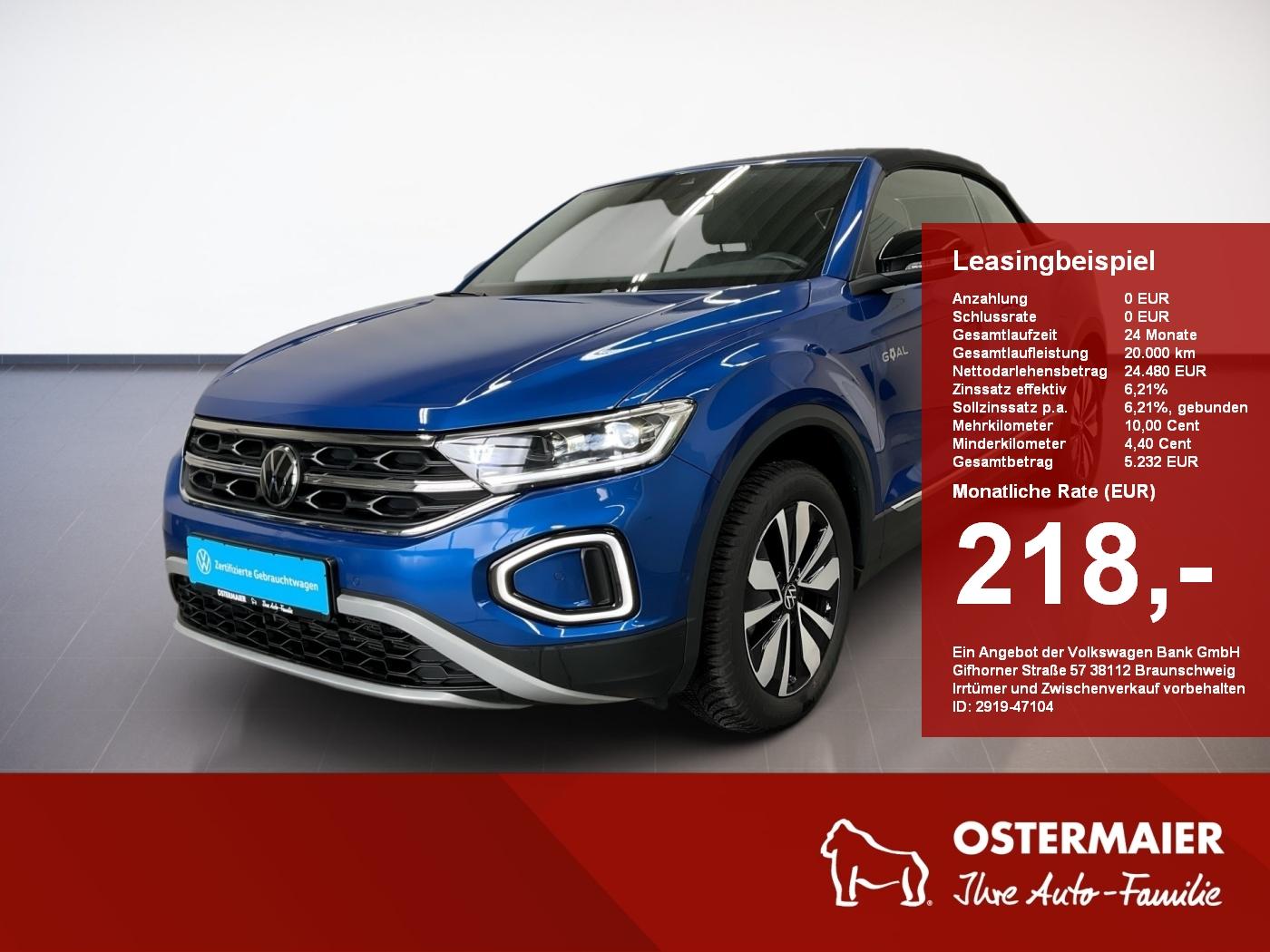 Volkswagen T-Roc Cabriolet GOAL 1.0TSI 116PS ACC.KAMERA.NAV
