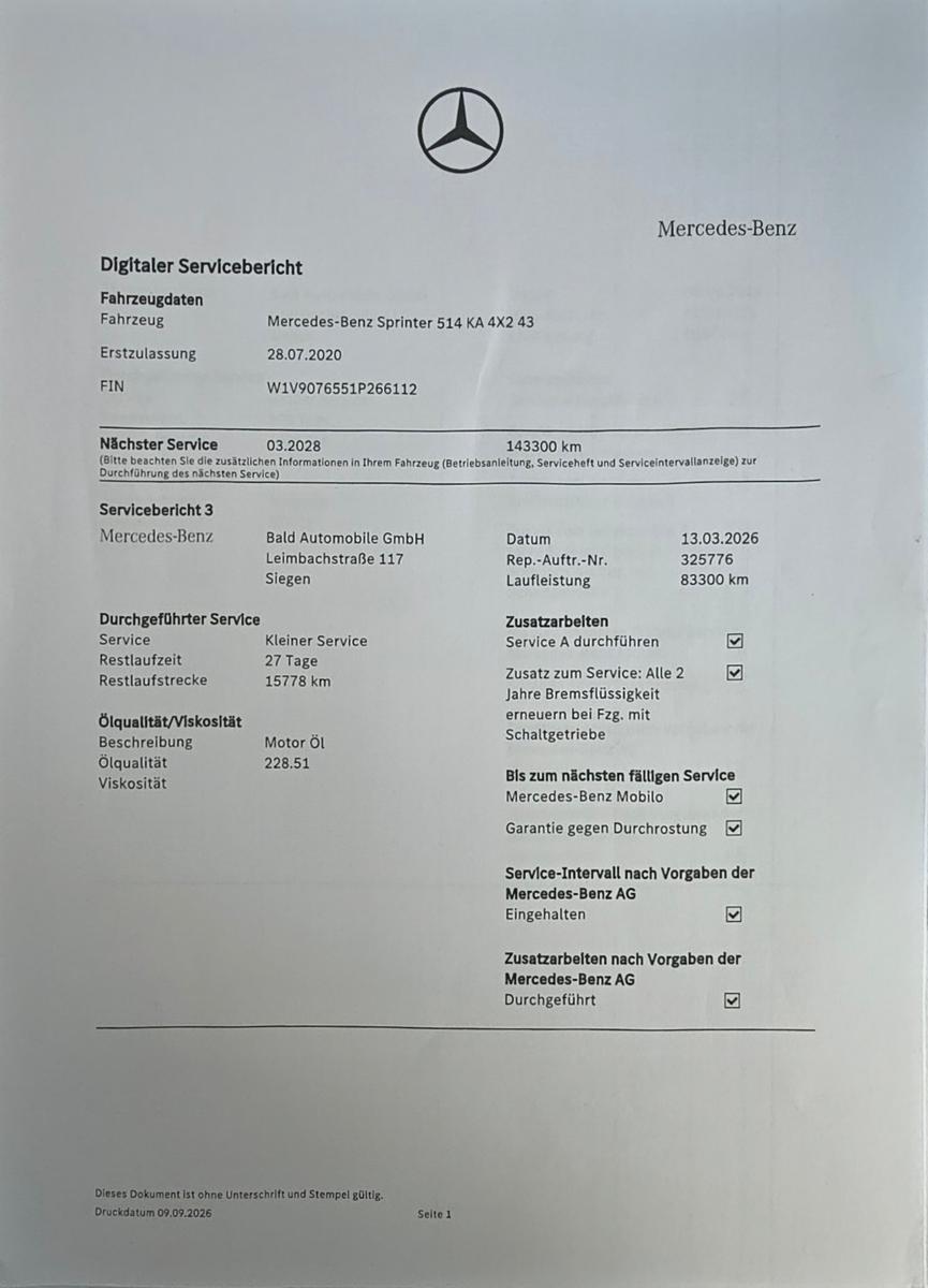 Mercedes-Benz Sprinter L3H2 514 / 516 Kasten. Maxi.Standheiz, миниатюра 23