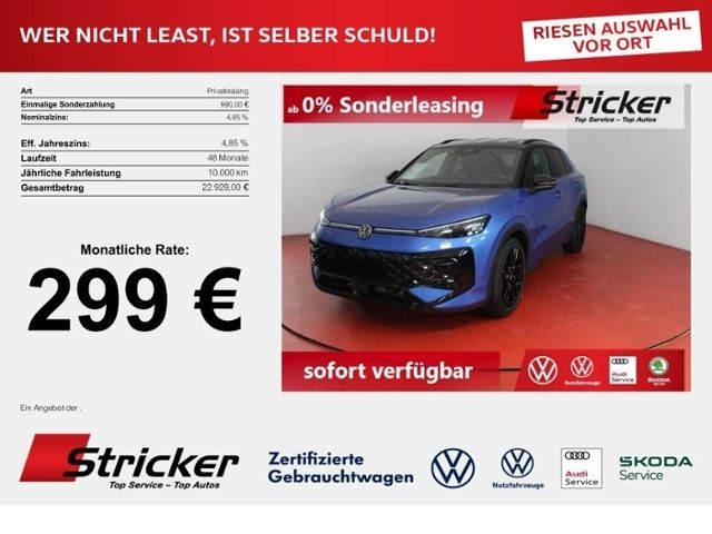 T-Roc  R-Line Black Style IQ-Light Easy Open Hea
