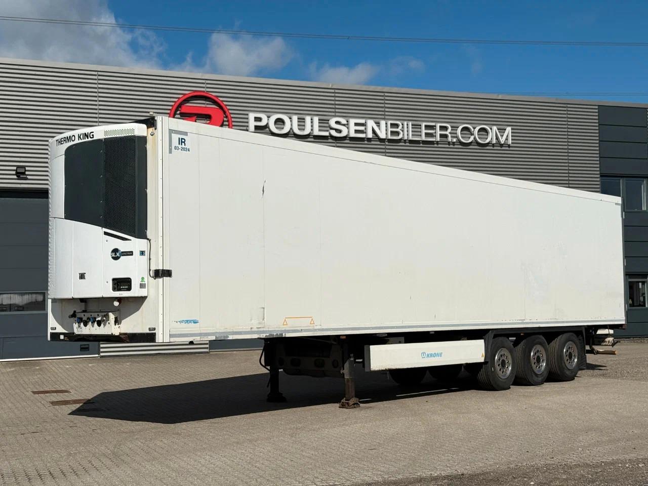 Krone 3-axle frigo trailer with 2-temp and double-stoc