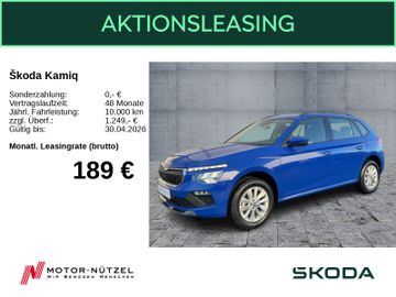 Skoda Leasingangebot: Skoda Kamiq 1,0 TSI 85kW SELECTION LM16" CLIMATRONIC