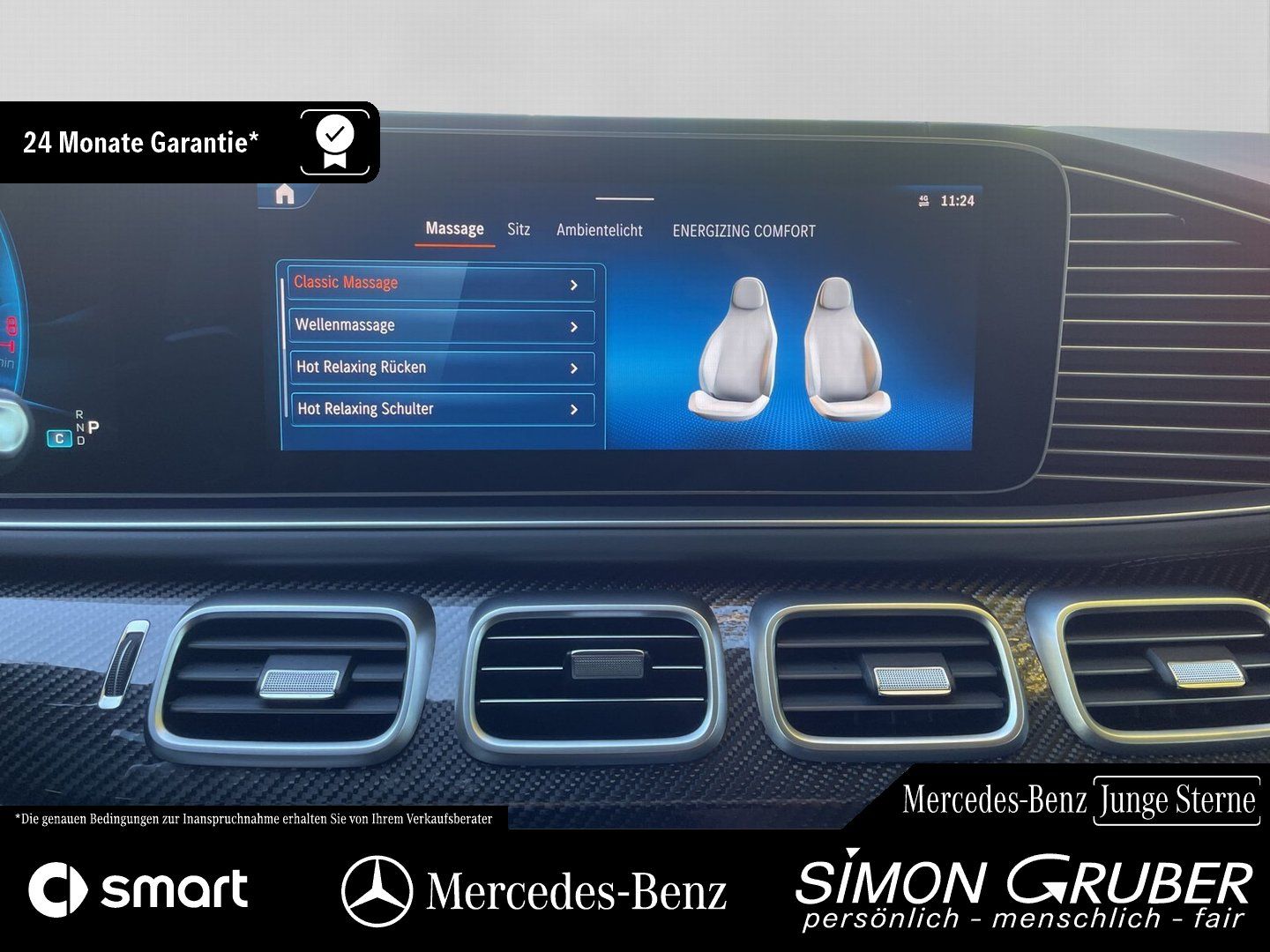Fahrzeugabbildung Mercedes-Benz GLE 63 S Coupé AMG ActiveRide HUD Night Standhzg