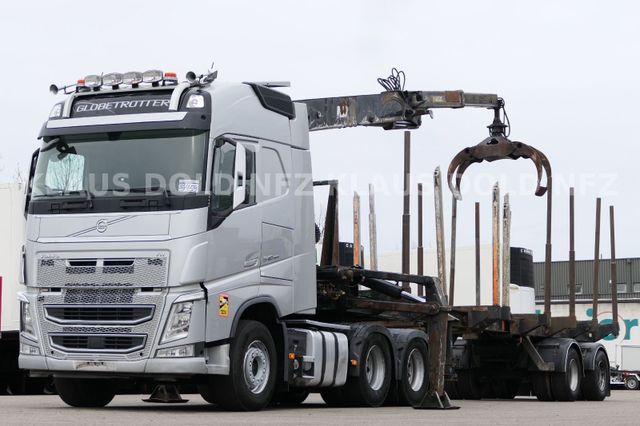 Volvo FH 540 Globetrotter Holztransporter Kran 2-Tanks