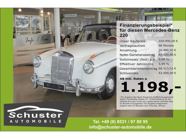 Mercedes-Benz 220 SE Cabriolet* komplett restauriert