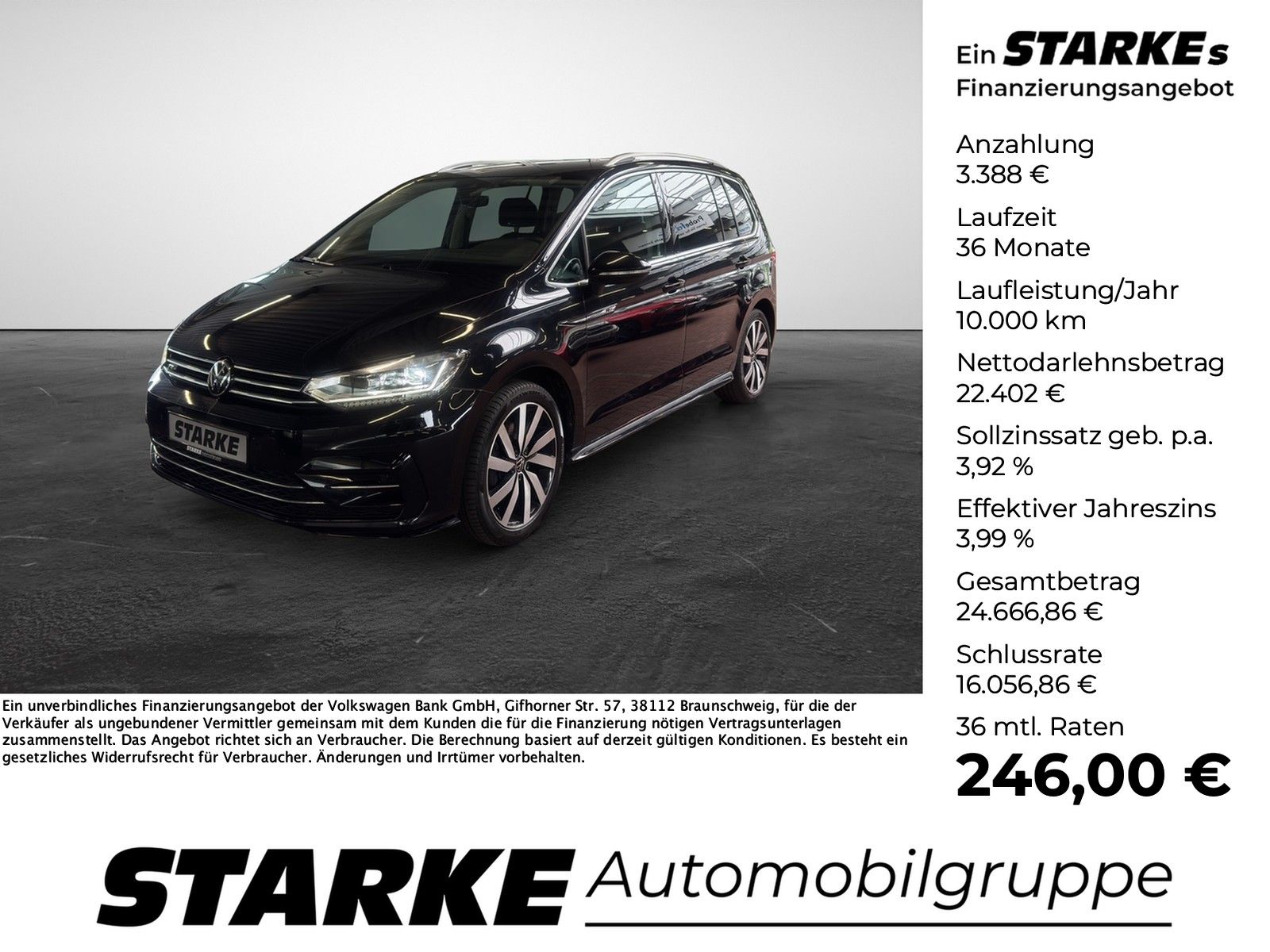 Volkswagen Touran 2.0 TDI DSG R-Line Highline 18"LM EasyOpe