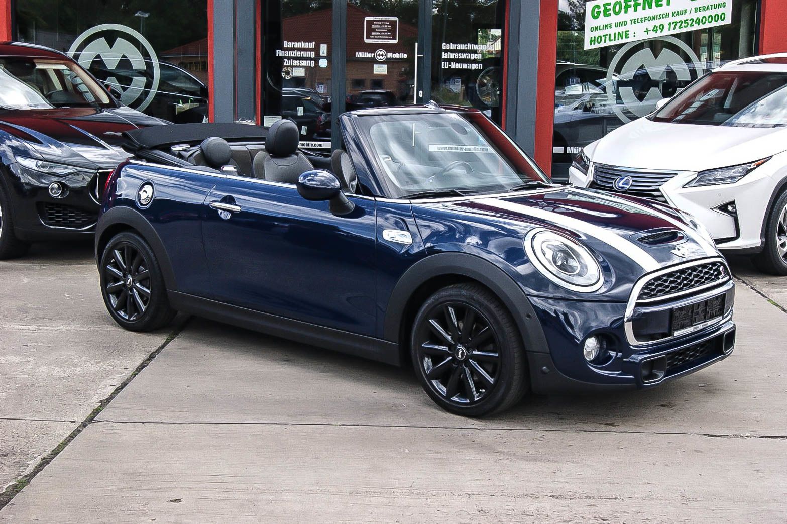 Fahrzeugabbildung MINI Cooper S Cabrio Auto HEADUP-NAVI-LEDER-LAPIZBLUE