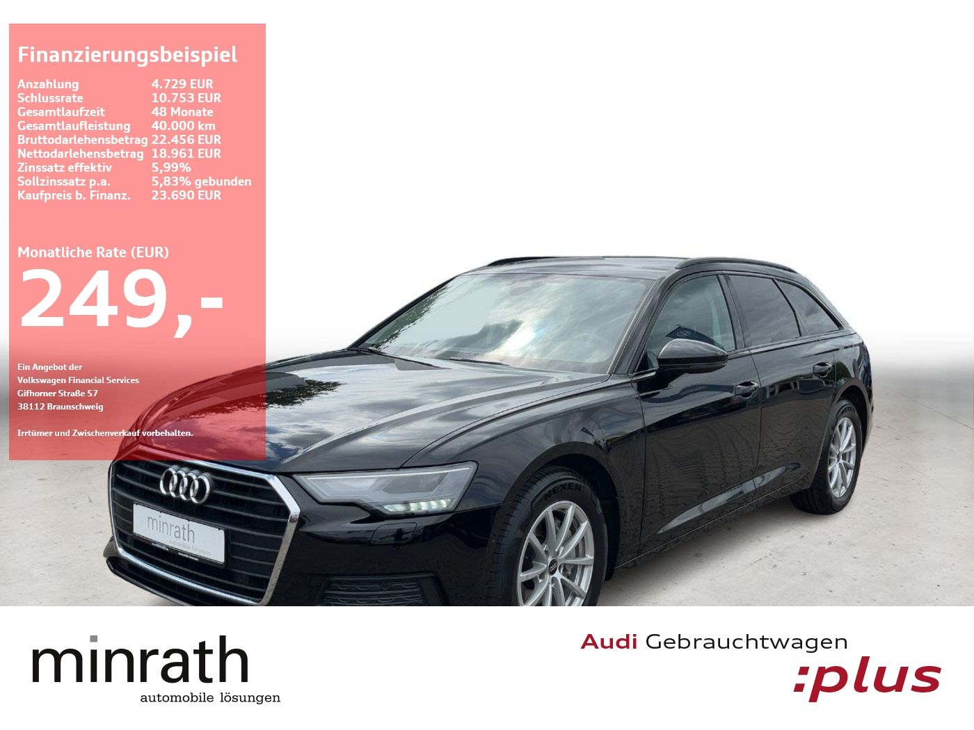 Audi A6 Avant 35 TDI S tronic AHK+LED+NAVI+APP+SHZ+PD