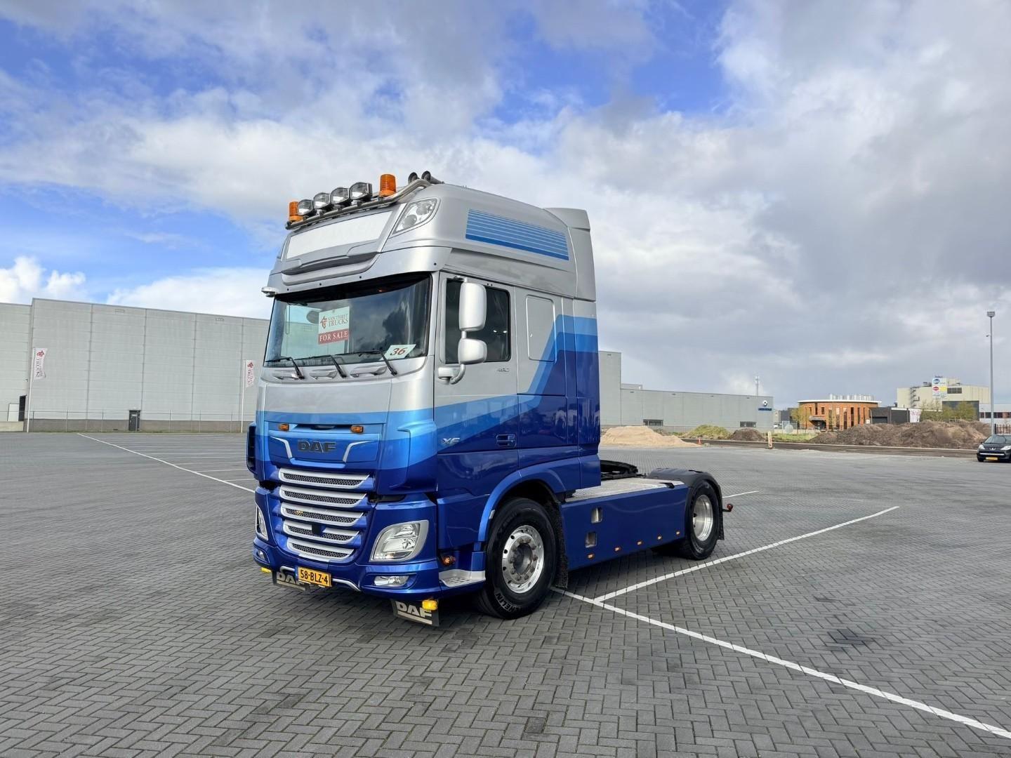 DAF XF 480 FT 9t front axle, hydro,stand airco