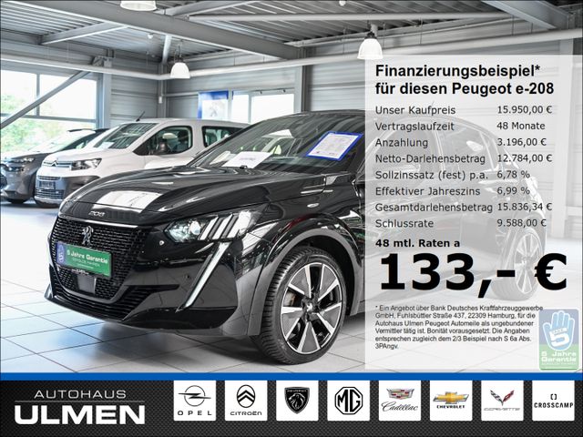 Peugeot e-208 Allure GT Elektromotor 136 Sitzheizung Rüc