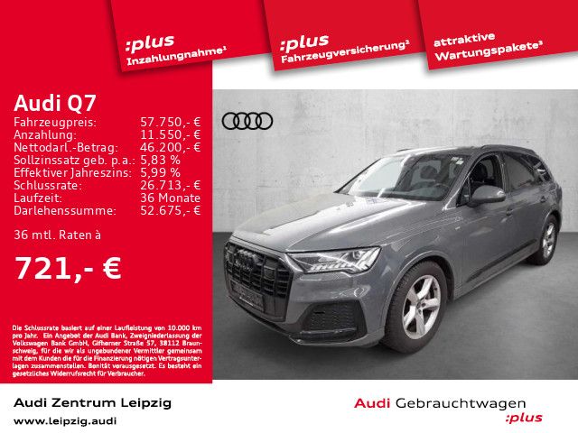 Audi Q7 45 TDI *S-line Edition*Matrix*Stadt*Tour*AHK*