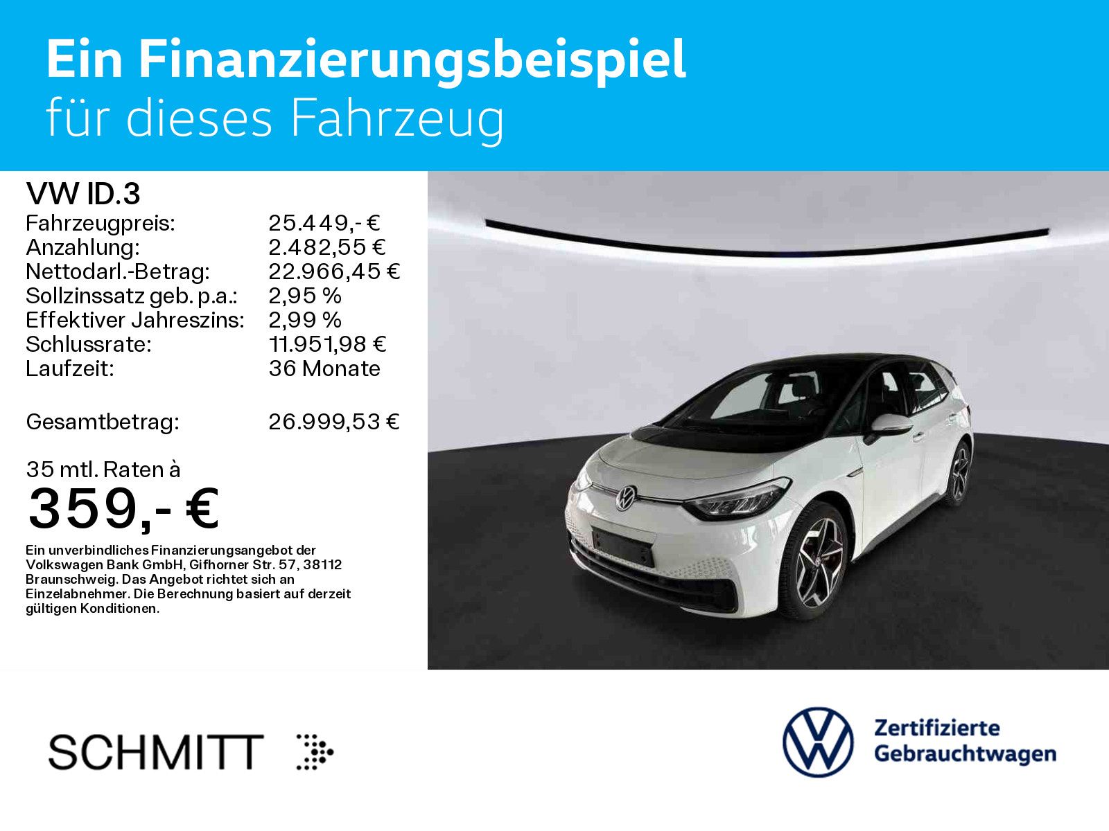 Volkswagen ID.3 Pro Performance*WÄRMEPUMPE*LED*KAMERA*PDC*S imagem 2