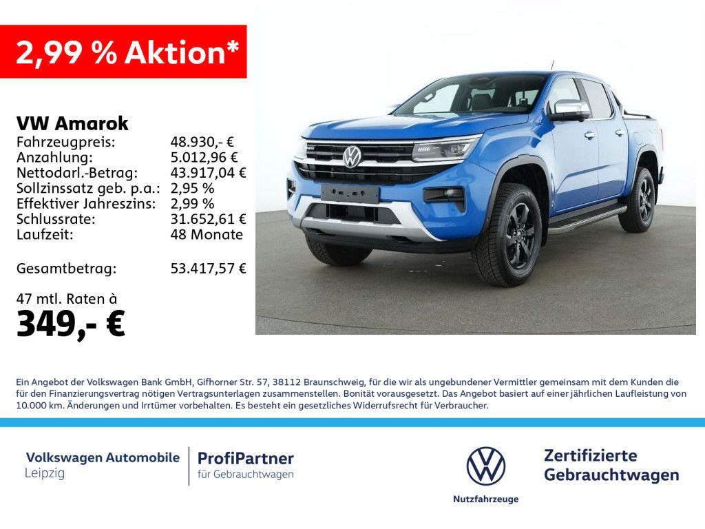 Volkswagen Amarok DoubleCap Style 4M*Standh*Matrix*AHK*360°