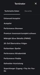 Tesla Model 3 Performance Erweiterter AP 8fach Reifen - Tesla Model 3 in Düsseldorf