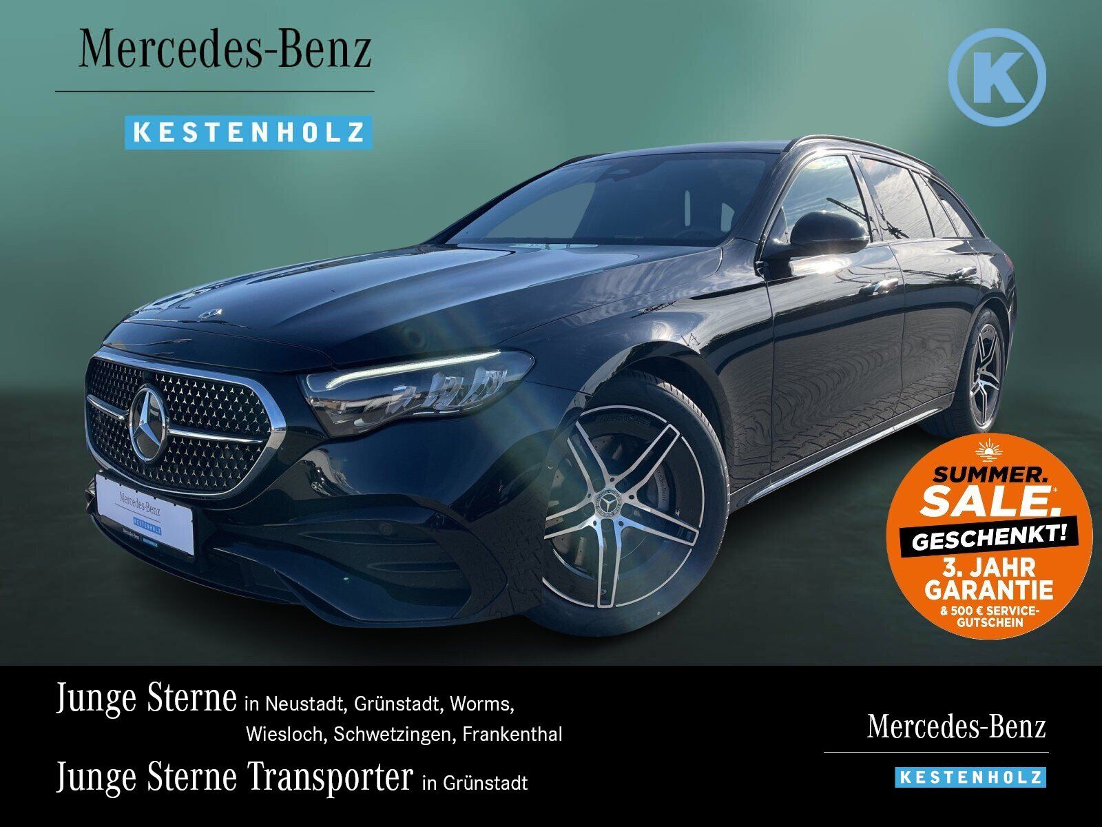 Mercedes-Benz E 220 d T AMG+NIGHT+AHK+DISTRO+KAMERA+LENKHZ+TWA