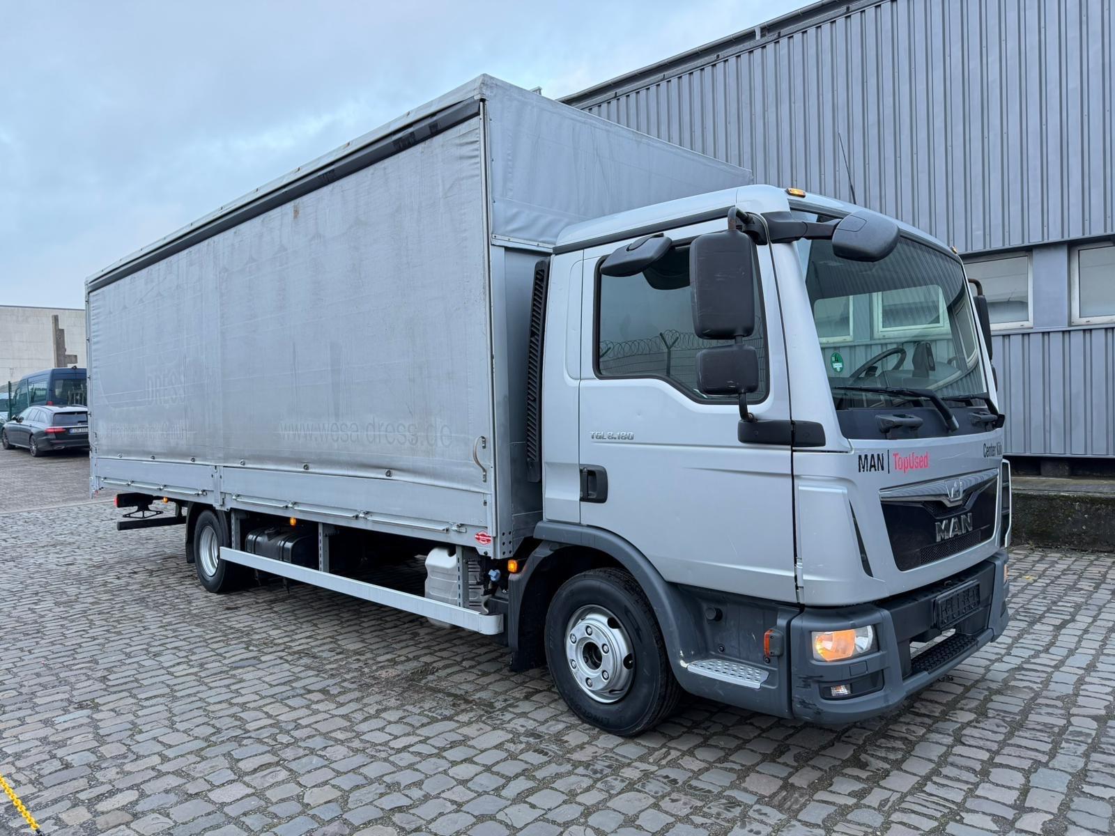 MAN TGL 8.180 MAXI PRITSCHE & PLANE SPRIEGEL*KLIMA