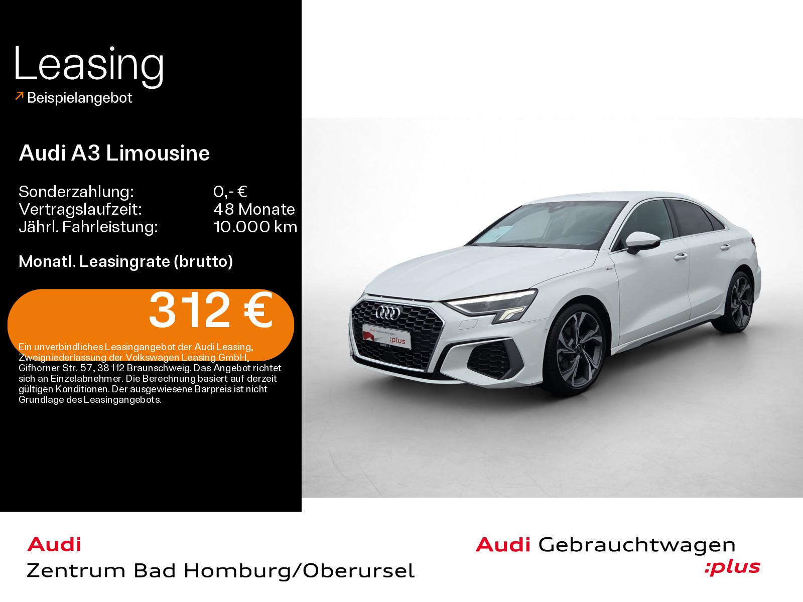 Audi A3 Limousine S line 30 TDI S tronic B&O*Virtual*