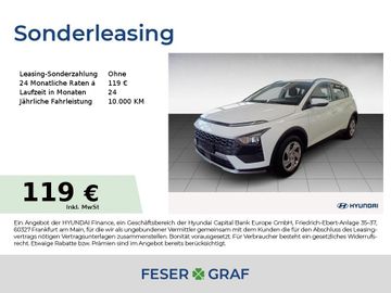 Hyundai Leasingangebot: Hyundai Bayon SELECT NAVI KAMERA CARPLAY KLIMA USB