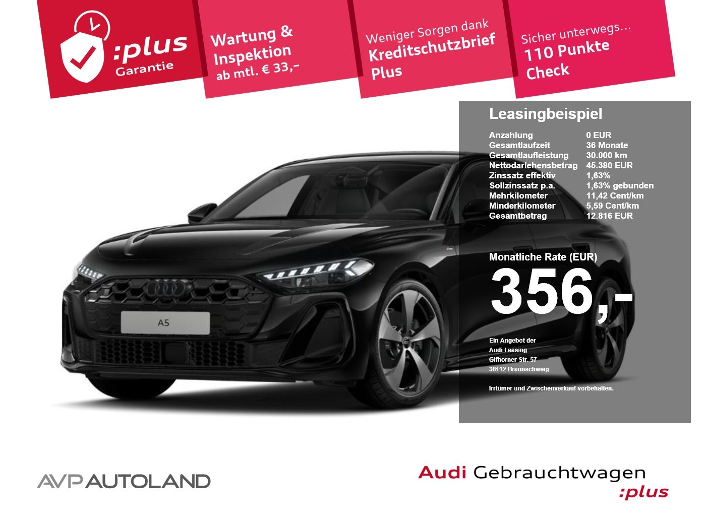 Audi A5 Limousine TFSI S tronic S line +WKR