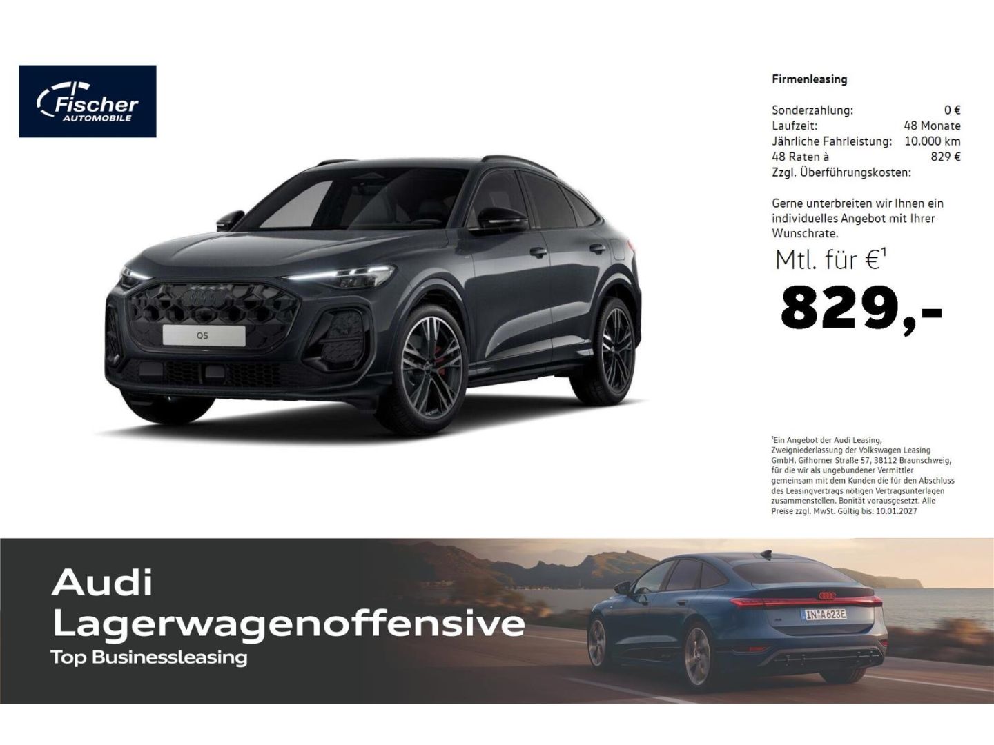 Audi Q5 Sportback e-hybrid quattro S line