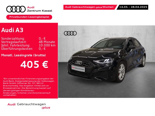 Audi A3 SB 45 TFSI e S line LED Navi PDC+ CarPlay