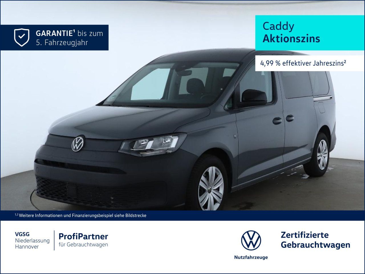 Volkswagen Caddy Maxi Climatronic DAB+ LaneAssist RearView