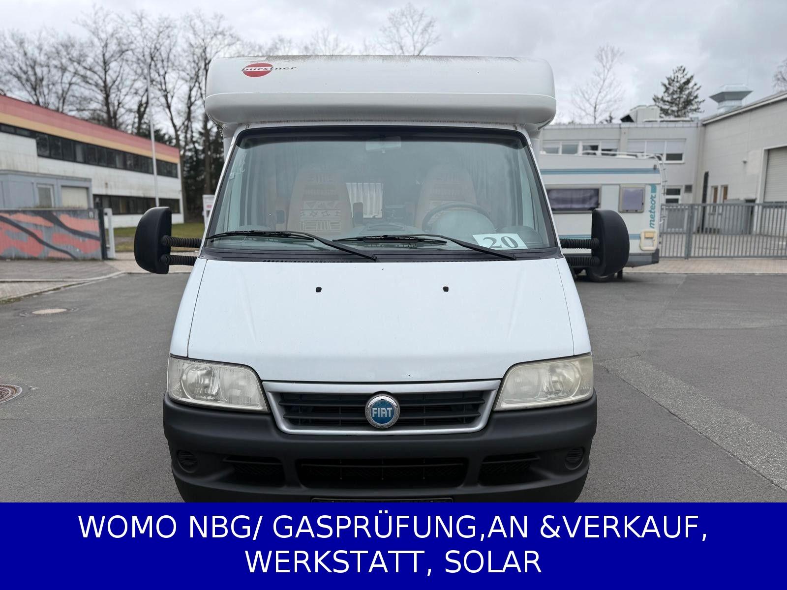 Bürstner 2,8 JTD/128 PS/Festbett/Motorradträger