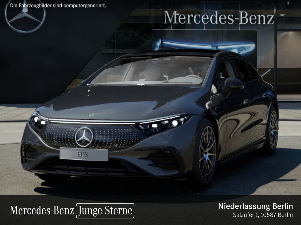 Mercedes-Benz EQS 580 4M AMG Night Pano AHK HAL Hyper Burmes foto 2