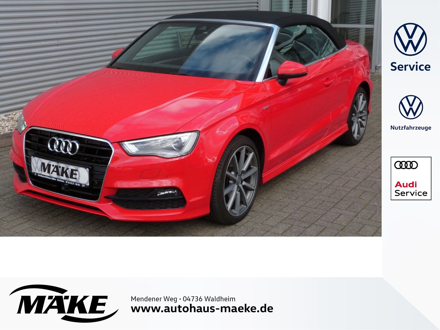 A3 Cabriolet 1.4 TFSI DSG, S-Line, ACC, SHZ, Aud