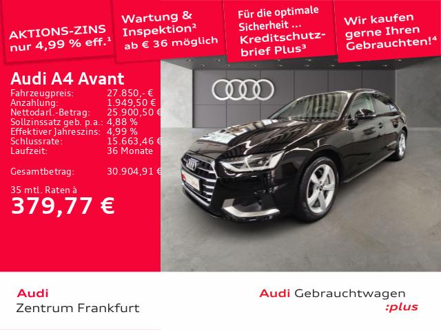 Audi A4 Avant 40 TFSI S tronic advanced LED AHK Sitzh