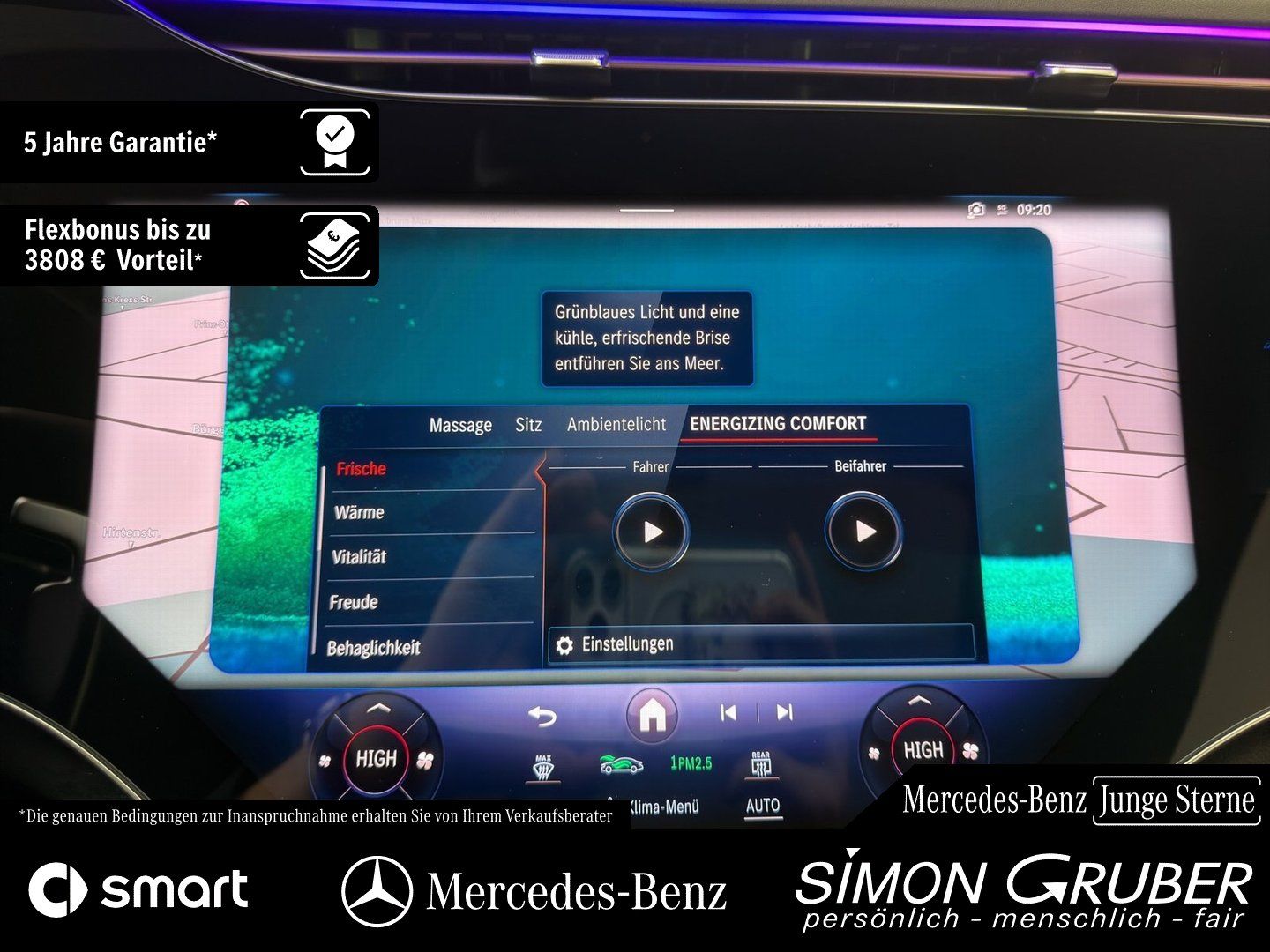 Fahrzeugabbildung Mercedes-Benz EQE 43 4M AMG Hyper Pano HUD Massage Md2025