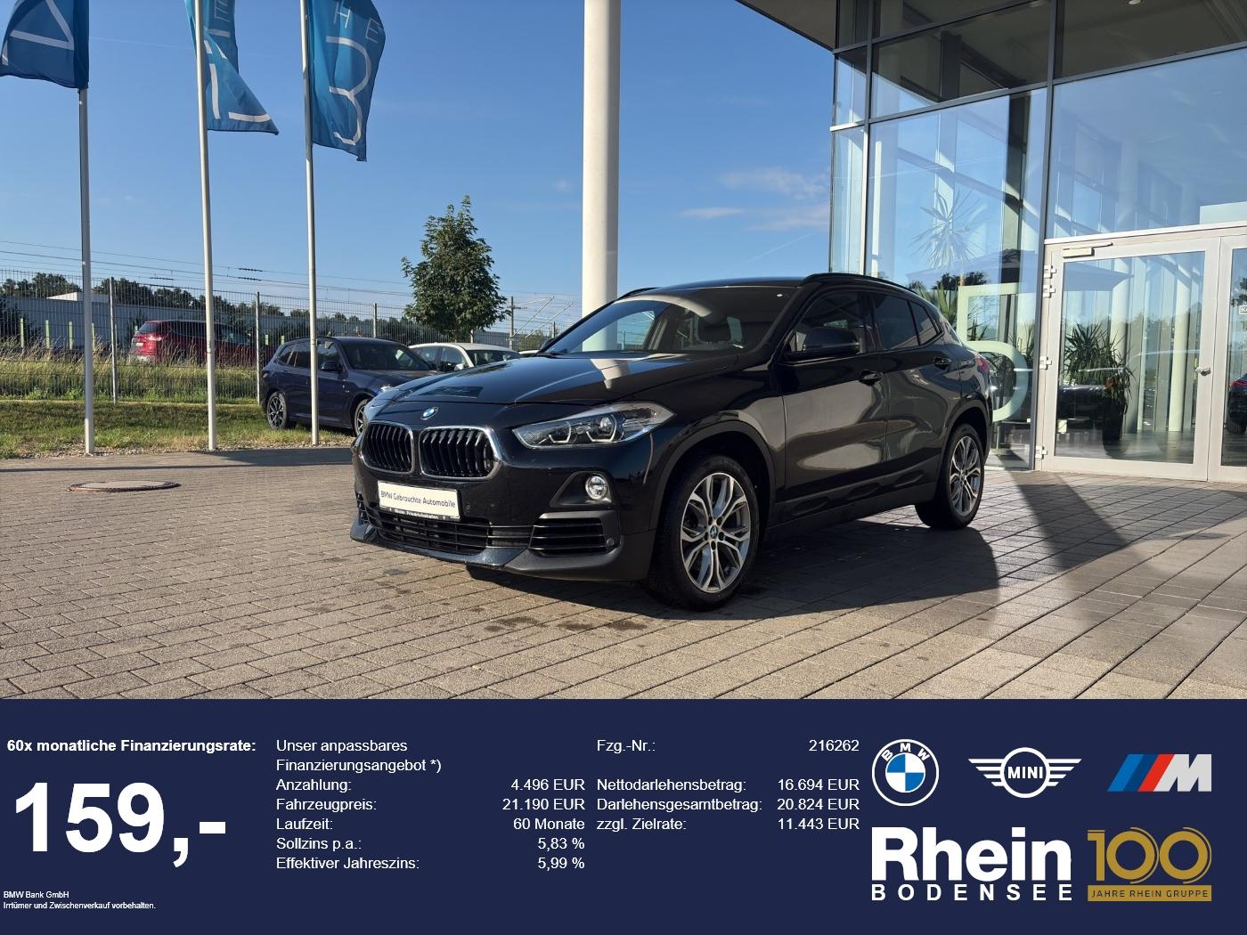 BMW X2 sDrive20i Rückfahrkamera HuD Navi+ 18 SH