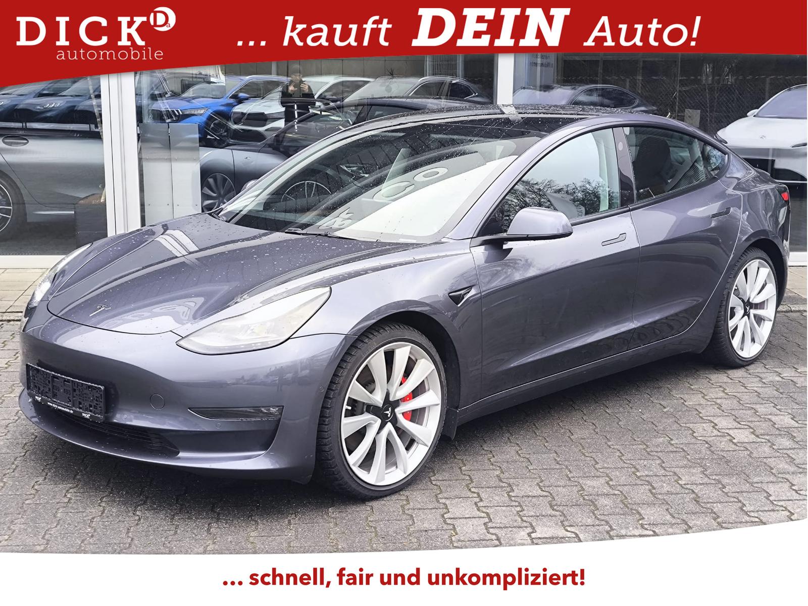 Tesla Model 3 PERFORM AWD PANO+NAVI+STDHZ+LED+ACC+360+