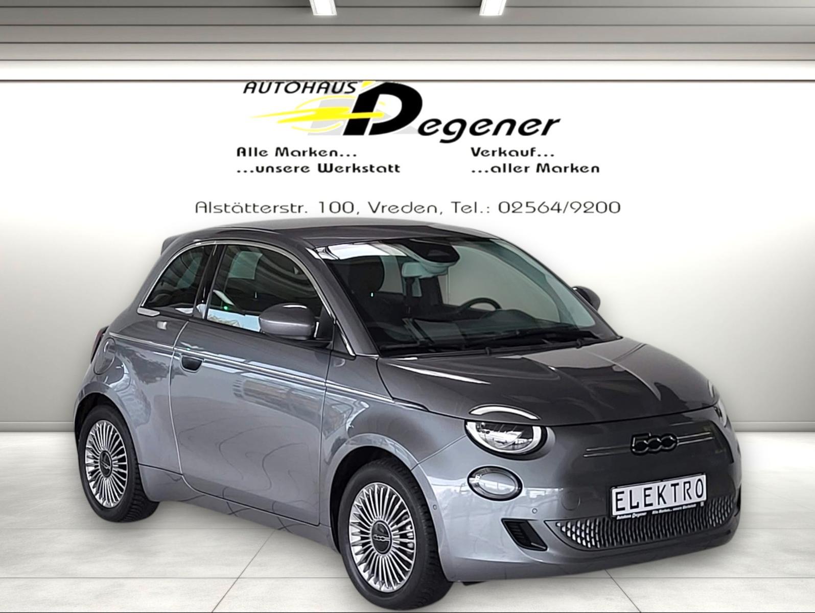 Fiat 500e 42kWh / BEV / UConnect/ RFK SHZ PDC