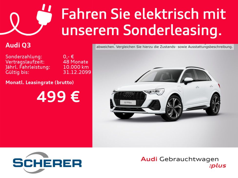 Q3 S line 45 TFSIe LED NAVI RFK ACC KESSY