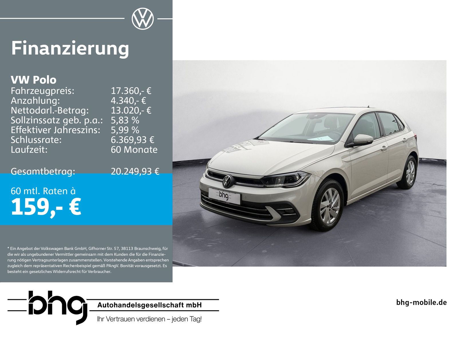 Volkswagen Polo 1,0 l TSI Style