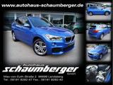 BMW X1 xDrive18d Aut. M Sport * Navi * REIFEN NEU * - mit Diesel-Antrieb: Blau, Teilleder, Panorama-Dach