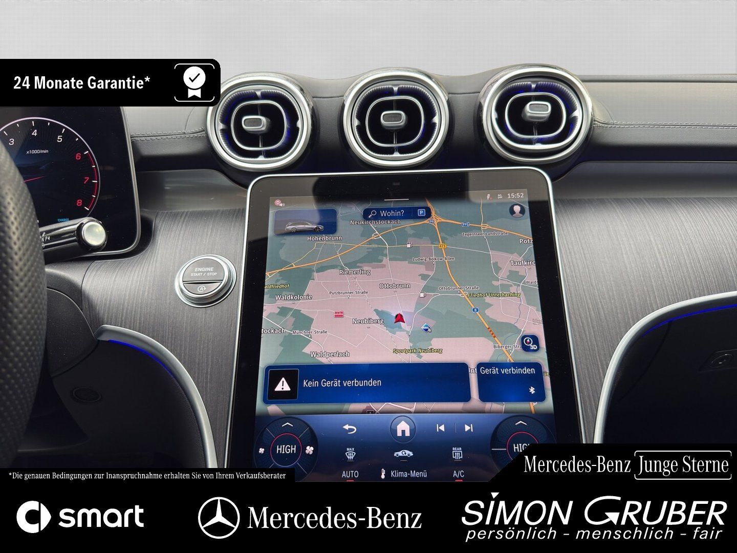 Fahrzeugabbildung Mercedes-Benz C 200 T 4M AMG Night Ambiente+ Memory 360 AHK