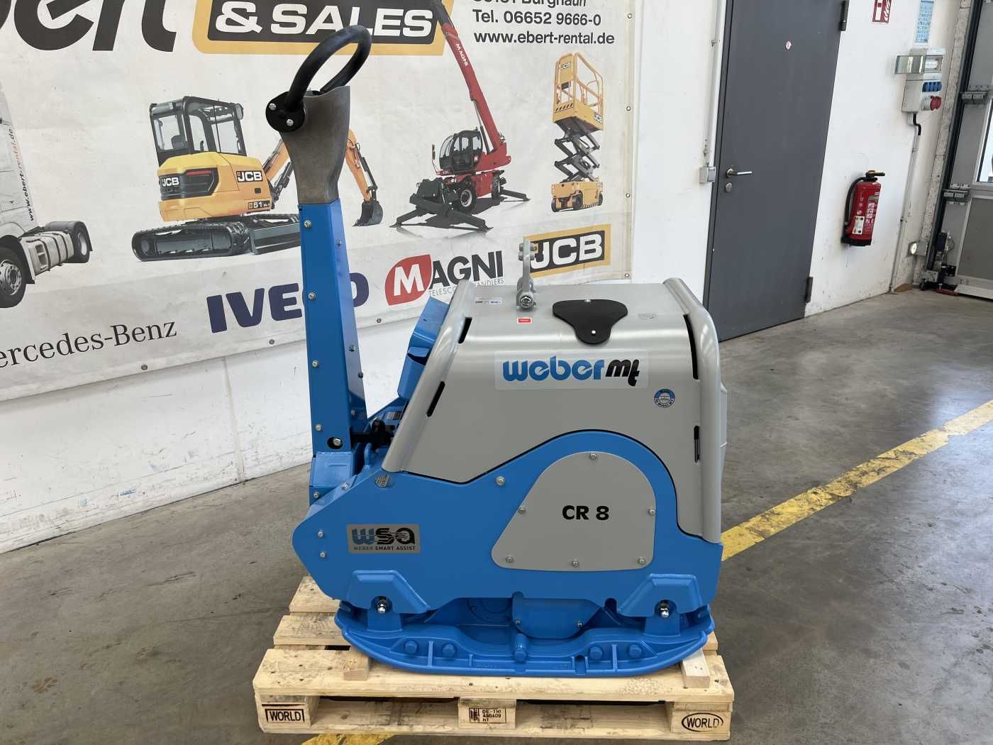 Fahrzeugabbildung Weber Weber CR 8 WSA Hatz-Diesel / 608 kg Rüttelplatte