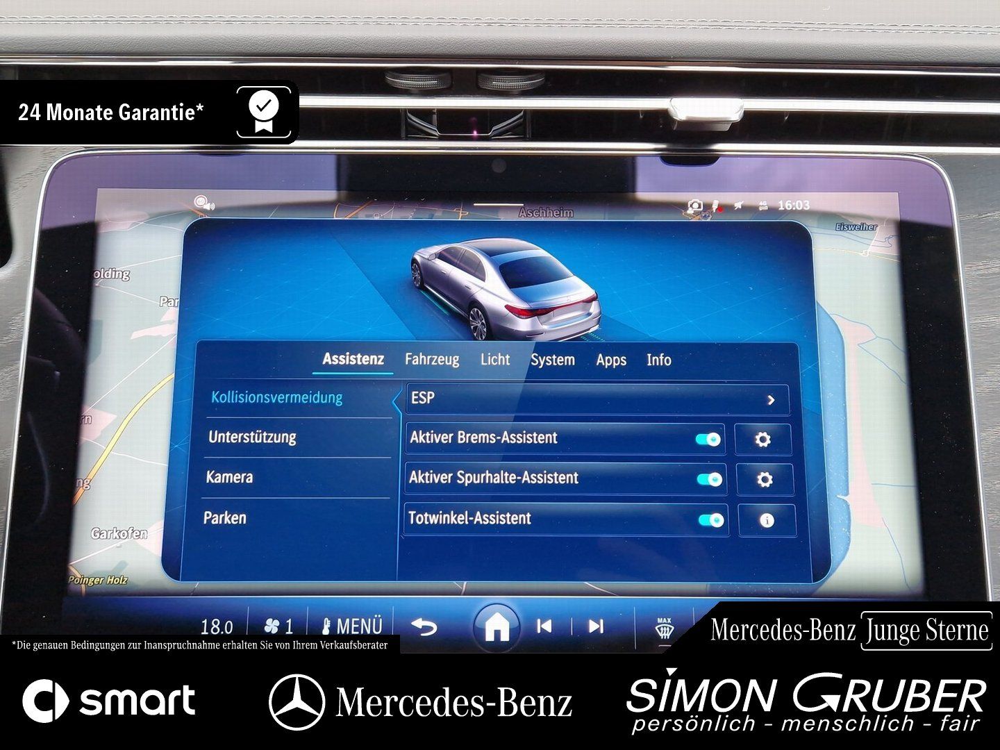 Fahrzeugabbildung Mercedes-Benz E 220 d AMG Night Pano Burm4D Keyless Kamera