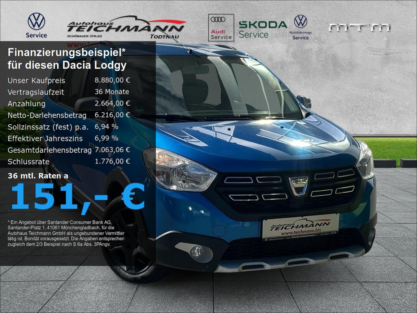 Dacia Lodgy Stepway Celebration 7Sitzer AHK