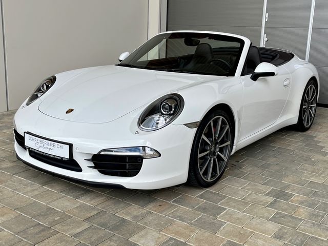 Porsche 991 Carrera S Cabriolet - Carraraweiß/Espresso