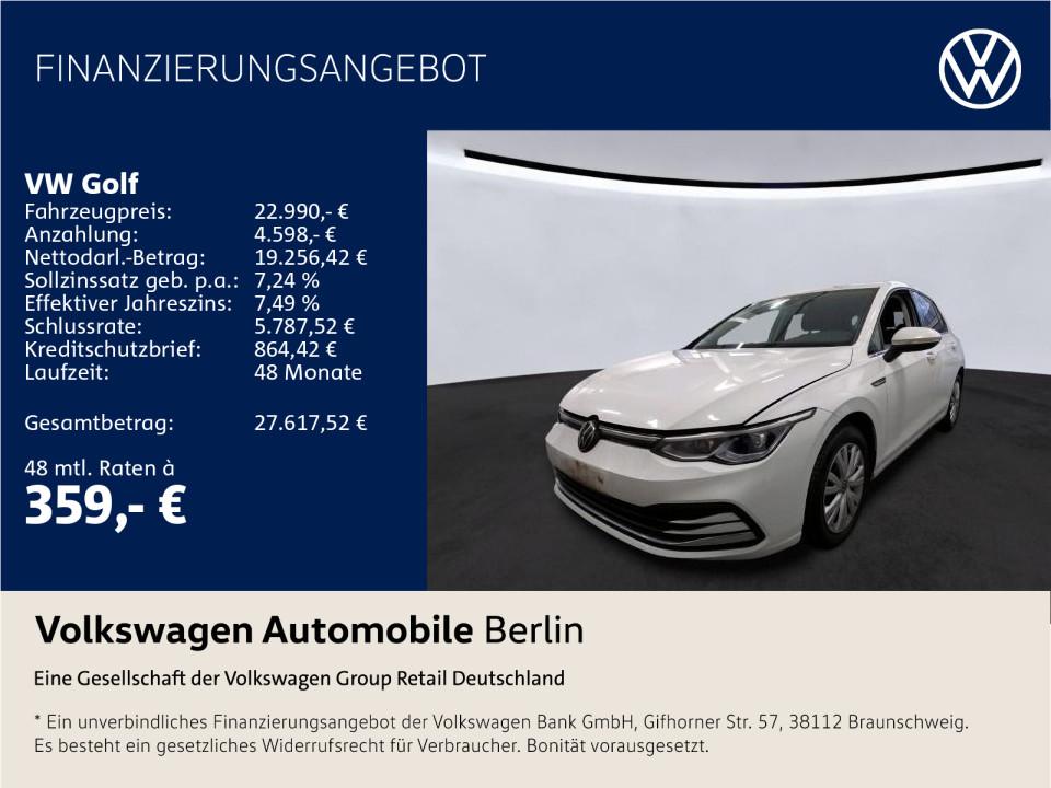 Volkswagen Golf VIII 2.0TDI DSG Style Navi LED-Plus PDC SHZ